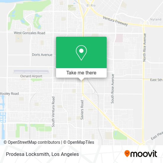 Prodesa Locksmith map
