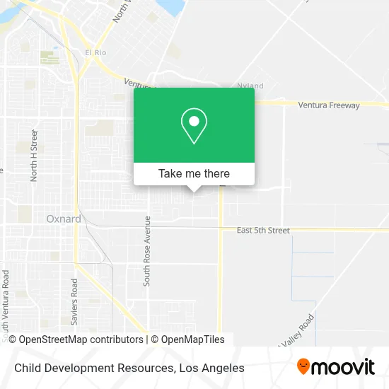 Child Development Resources map
