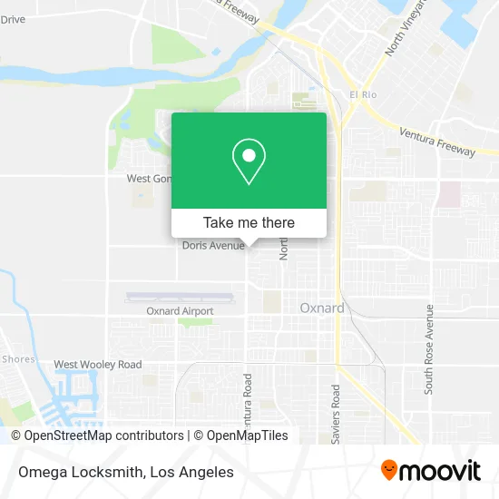 Omega Locksmith map