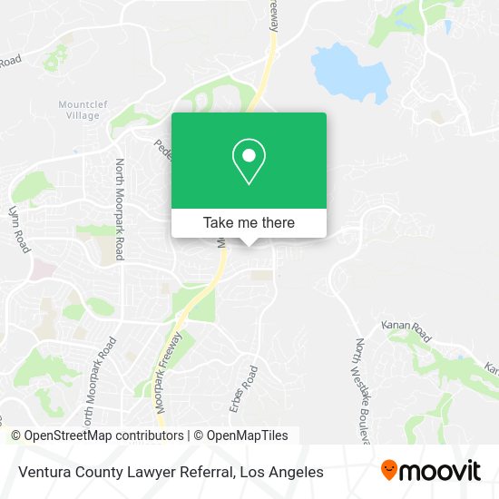 Ventura County Lawyer Referral map