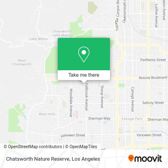 Chatsworth Nature Reserve map