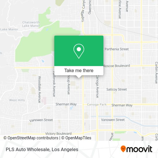 PLS Auto Wholesale map