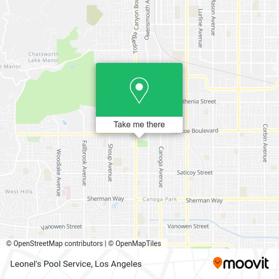 Leonel's Pool Service map