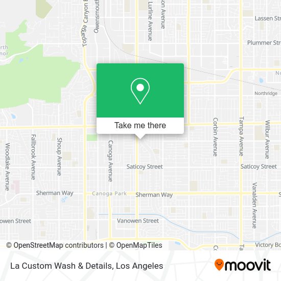 Mapa de La Custom Wash & Details