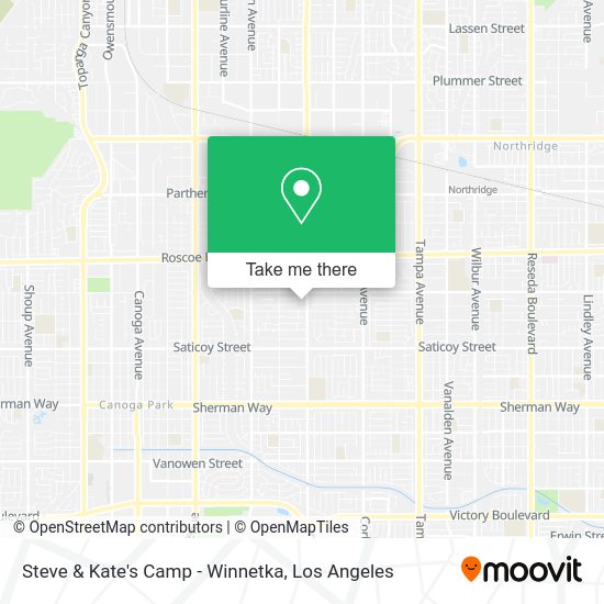 Steve & Kate's Camp - Winnetka map