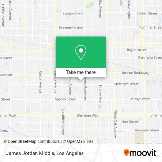 James Jordan Middle map