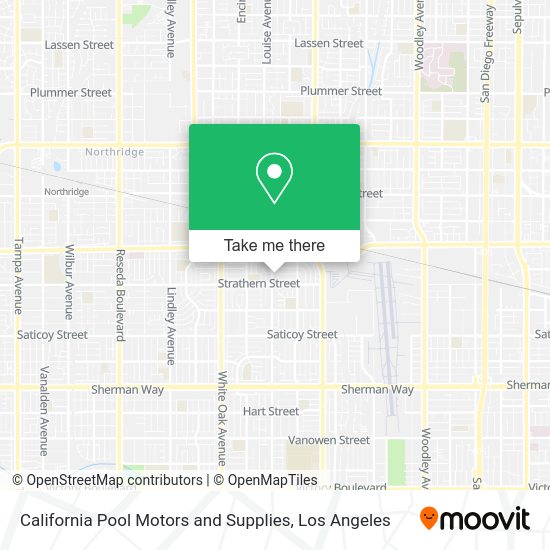 Mapa de California Pool Motors and Supplies
