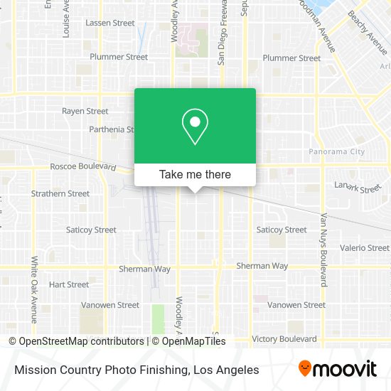Mapa de Mission Country Photo Finishing