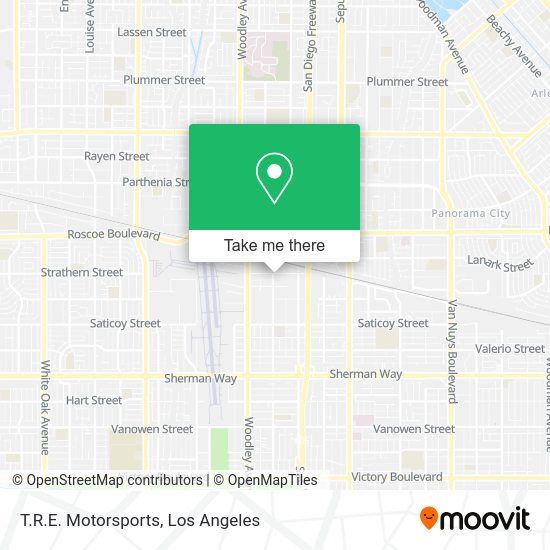 T.R.E. Motorsports map