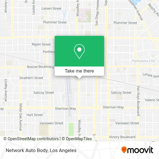 Network Auto Body map