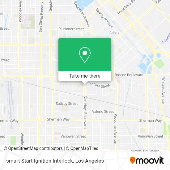 smart Start Ignition Interlock map