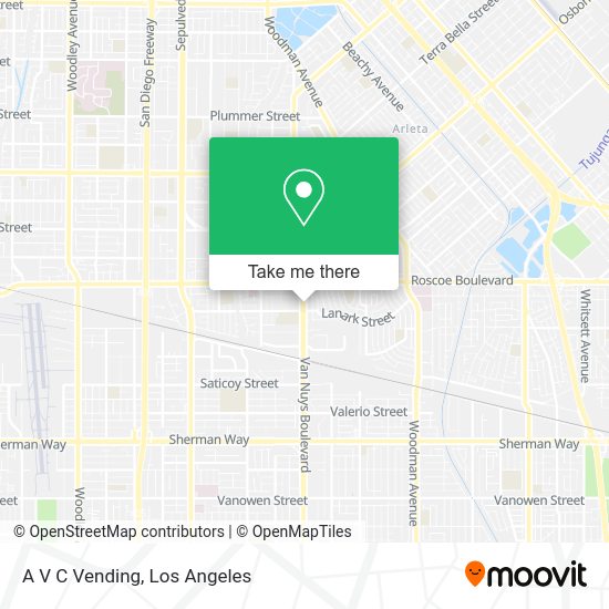 Mapa de A V C Vending