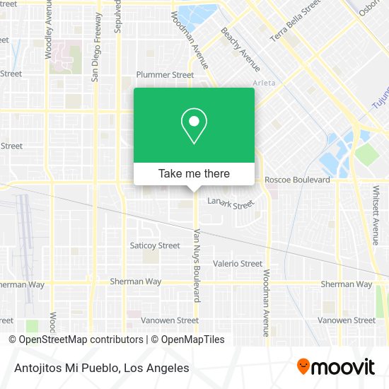 Mapa de Antojitos Mi Pueblo