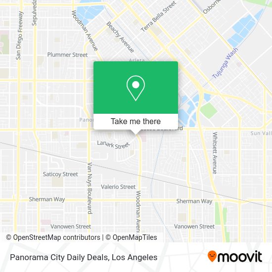 Panorama City Daily Deals map