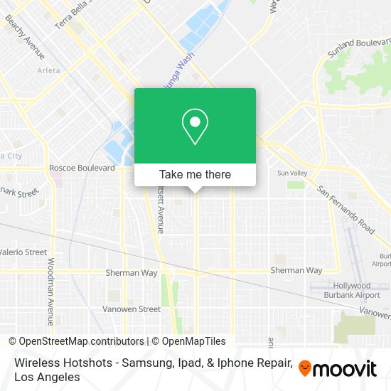 Wireless Hotshots - Samsung, Ipad, & Iphone Repair map