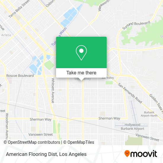 American Flooring Dist map