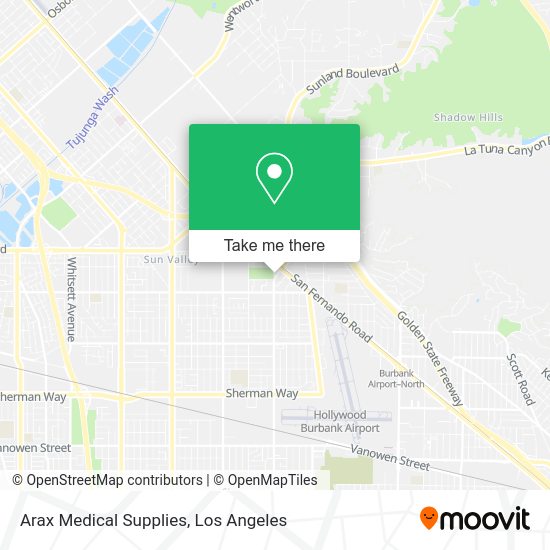 Arax Medical Supplies map