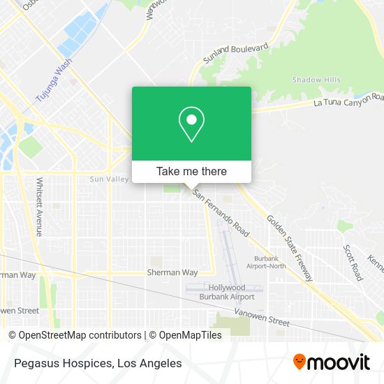 Mapa de Pegasus Hospices