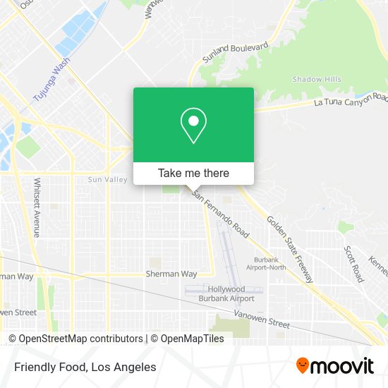 Mapa de Friendly Food
