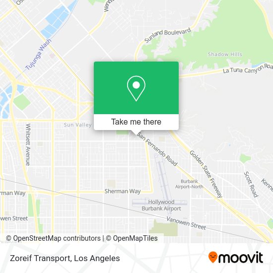 Mapa de Zoreif Transport