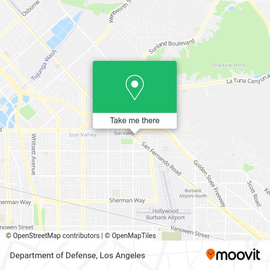 Department of Defense map