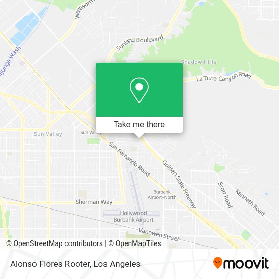 Alonso Flores Rooter map