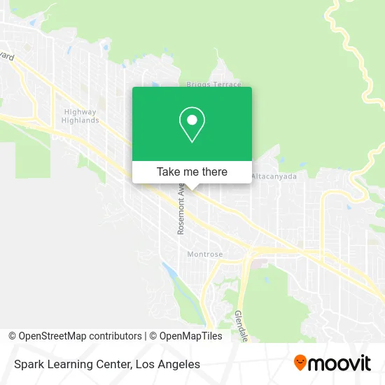 Spark Learning Center map