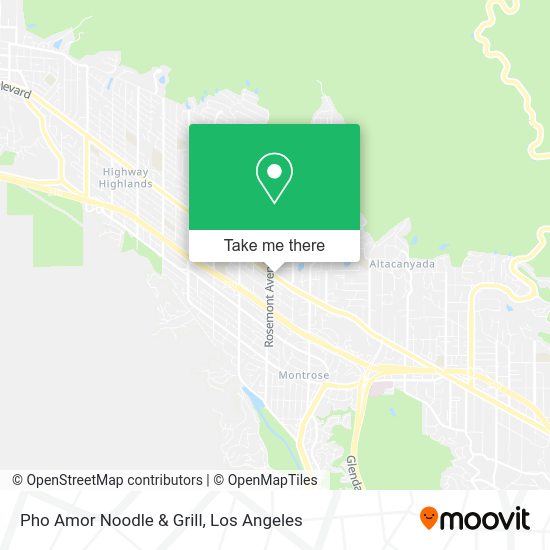 Pho Amor Noodle & Grill map
