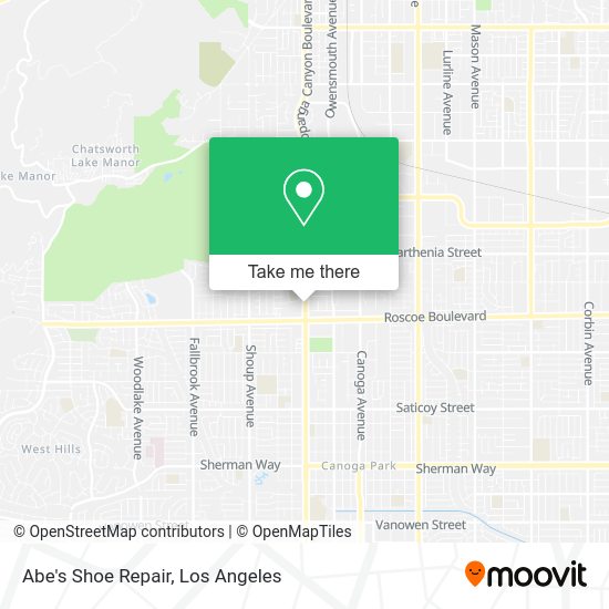 Mapa de Abe's Shoe Repair