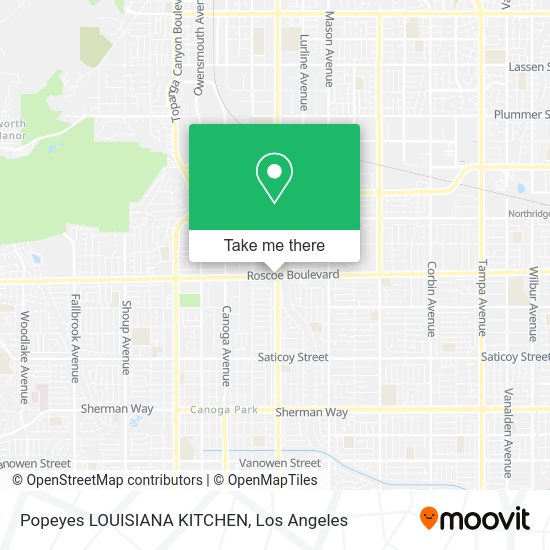 Popeyes LOUISIANA KITCHEN map