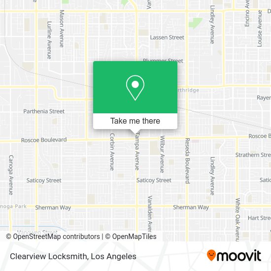 Mapa de Clearview Locksmith