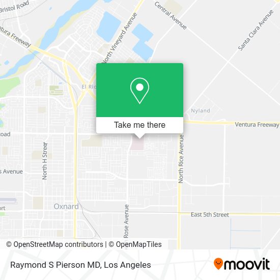 Raymond S Pierson MD map