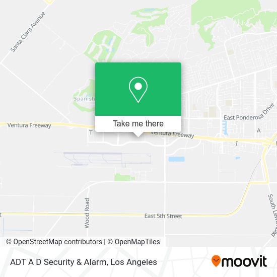 ADT A D Security & Alarm map