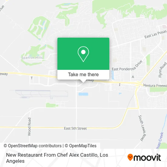 New Restaurant From Chef Alex Castillo map