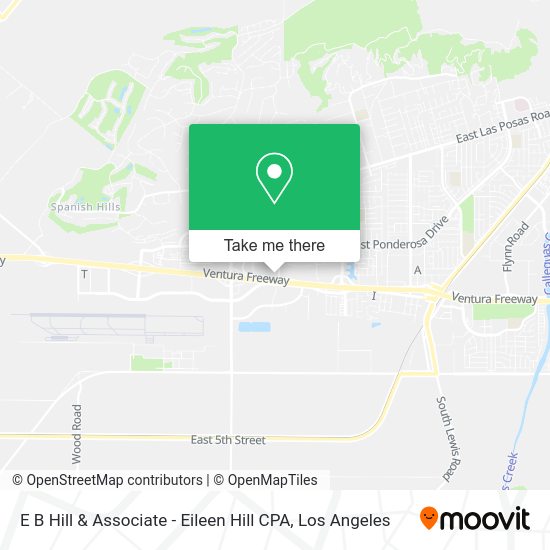 E B Hill & Associate - Eileen Hill CPA map