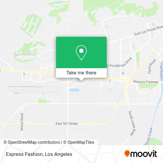 Mapa de Express Fashion