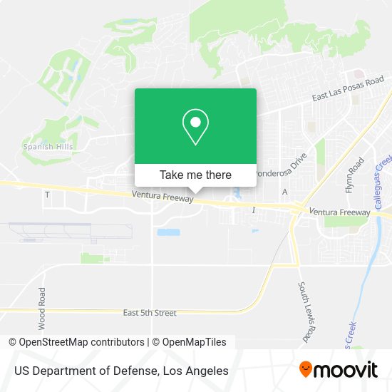 US Department of Defense map