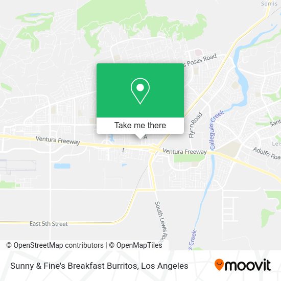 Sunny & Fine's Breakfast Burritos map