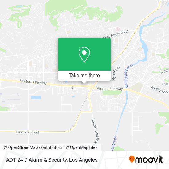 ADT 24 7 Alarm & Security map