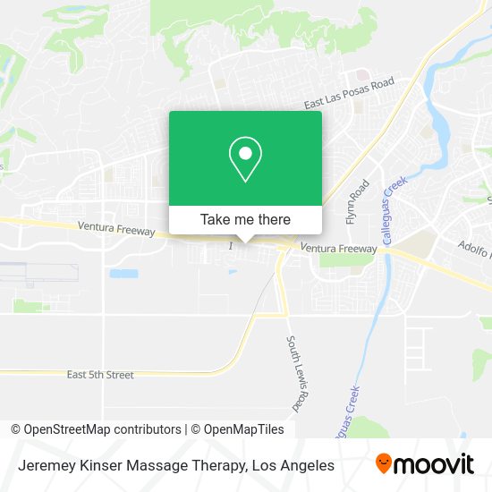 Mapa de Jeremey Kinser Massage Therapy