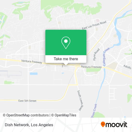 Mapa de Dish Network