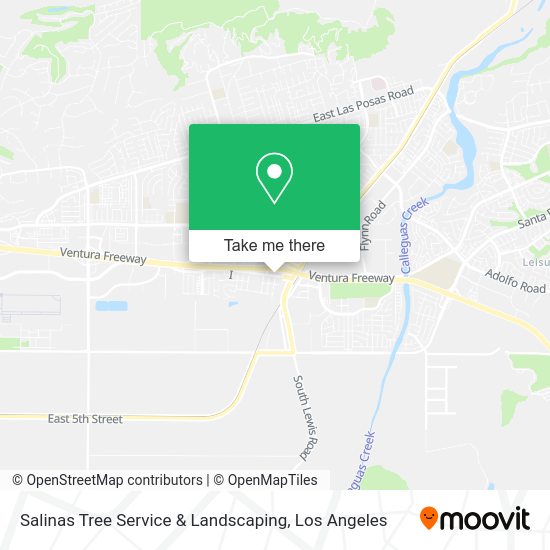 Mapa de Salinas Tree Service & Landscaping