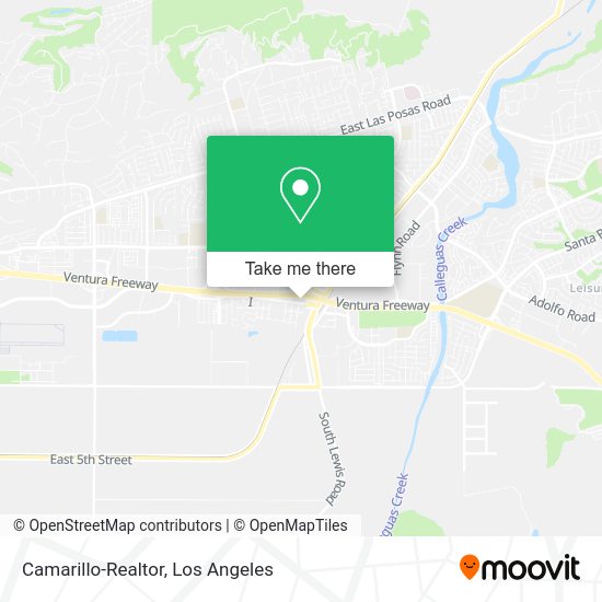 Camarillo-Realtor map