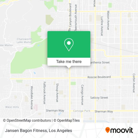 Jansen Bagon Fitness map