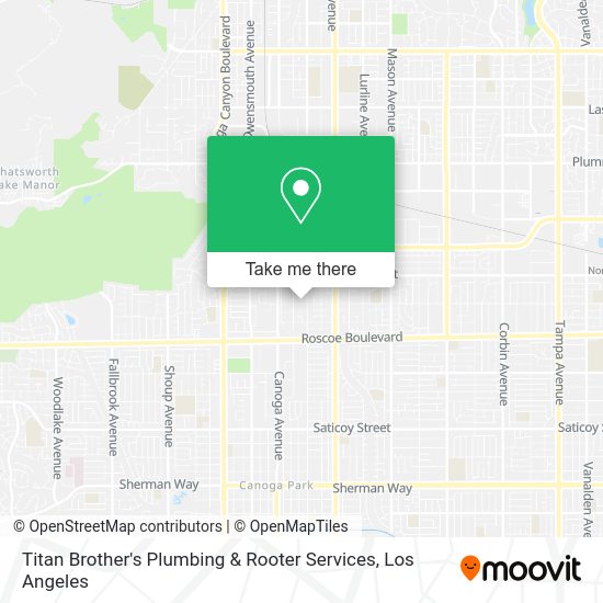 Titan Brother's Plumbing & Rooter Services map
