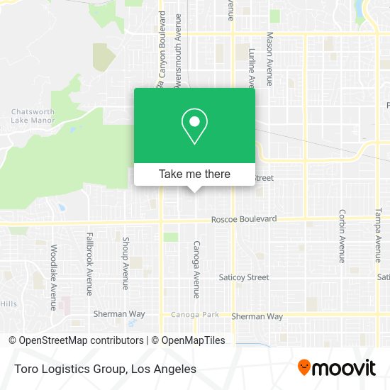 Mapa de Toro Logistics Group