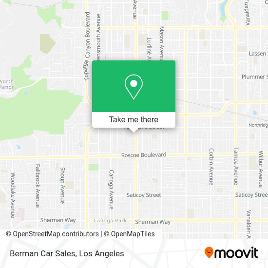 Berman Car Sales map