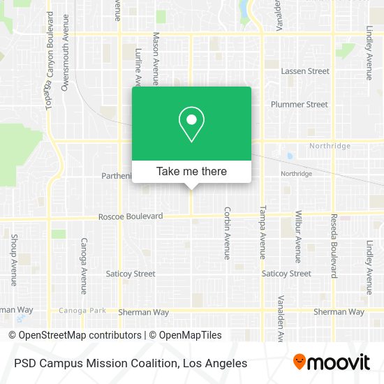 Mapa de PSD Campus Mission Coalition