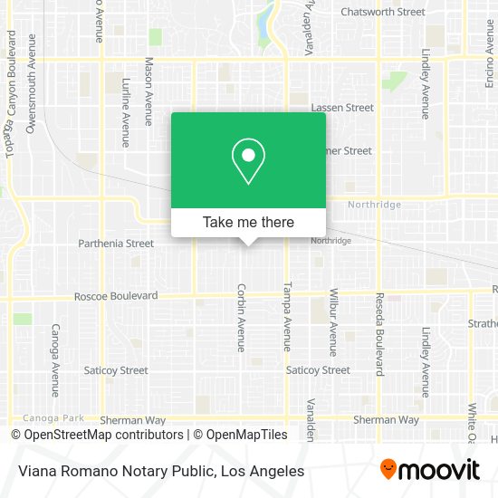 Viana Romano Notary Public map