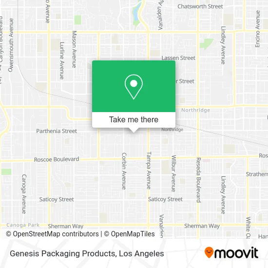Genesis Packaging Products map